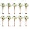 Kitcheniva 10 Pcs Tall Trumpet Vases Wedding Table Centerpieces